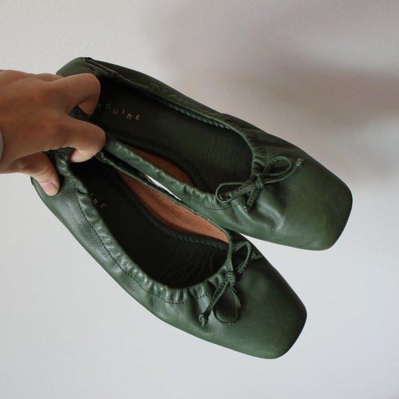 Maguire Shoes - Maguire Green Flat Ballerina shoes Size 38